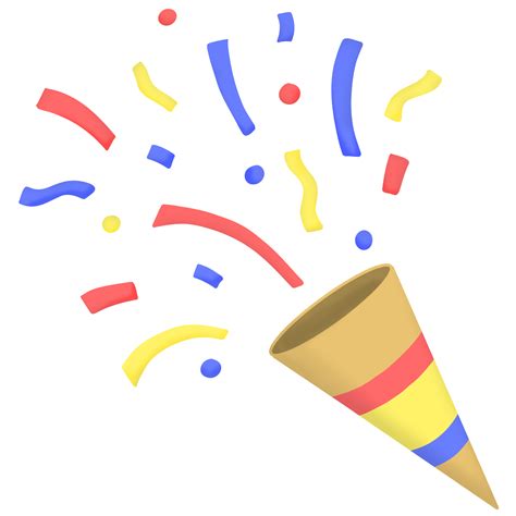 Thumbs Up And Party Popper