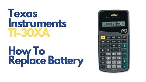 Ti30xa Calculator Battery