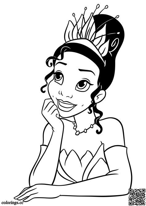 Tiana Coloring Pages Printable