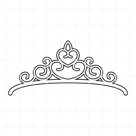 Create Majestic Designs with Tiara SVG Free - Your Gateway to Regal Creations!