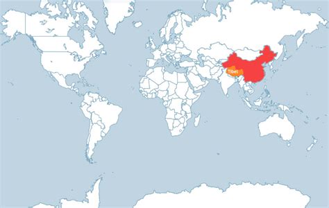 Where is Tibet Located? Map of Tibet