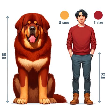 Tibetan Mastiff Human Comparison