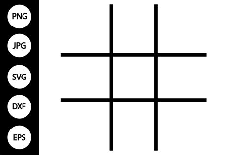 Unlock Your Inner Gamer with the Best Tic Tac Toe Board SVG - Take Your Game to the Next Level!