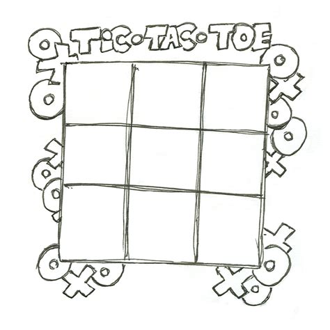 Free Tic Tac Toe Menu Template Sparklingstemware