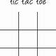 Tic-tac-toe Template Copy And Paste