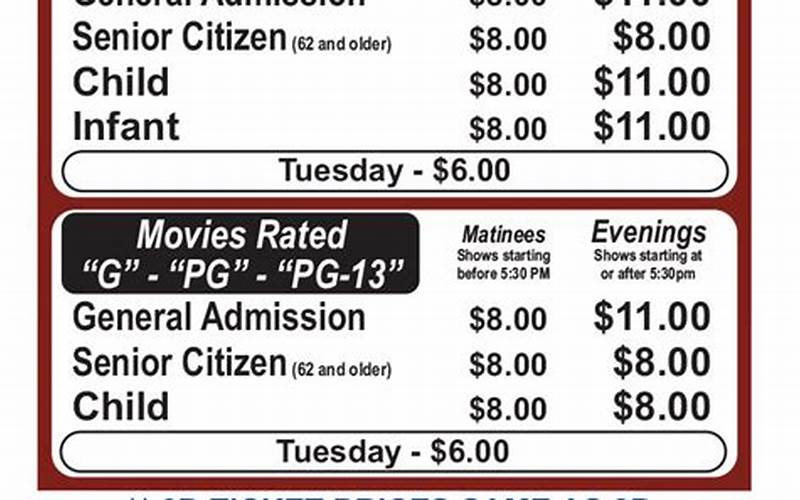 Ticket Prices At Painted Post Movie Theater