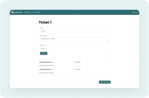 Ticket Creation Template