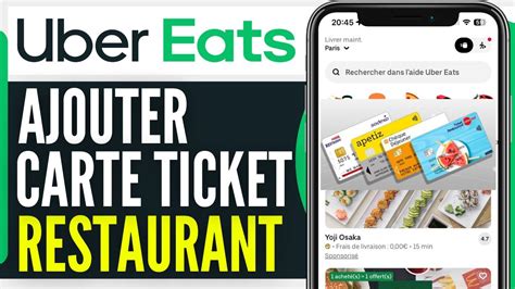 Ticket Restaurant Uber Eat