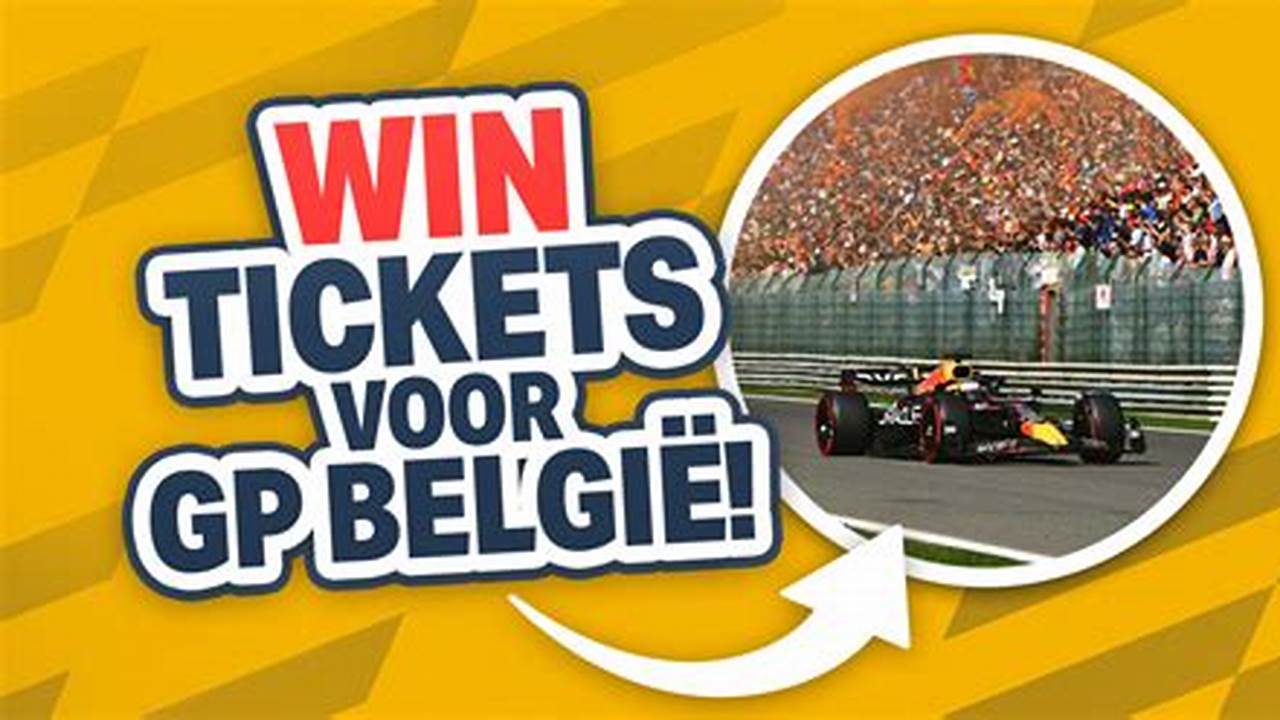 Tickets Formule 1 Belgie 2024