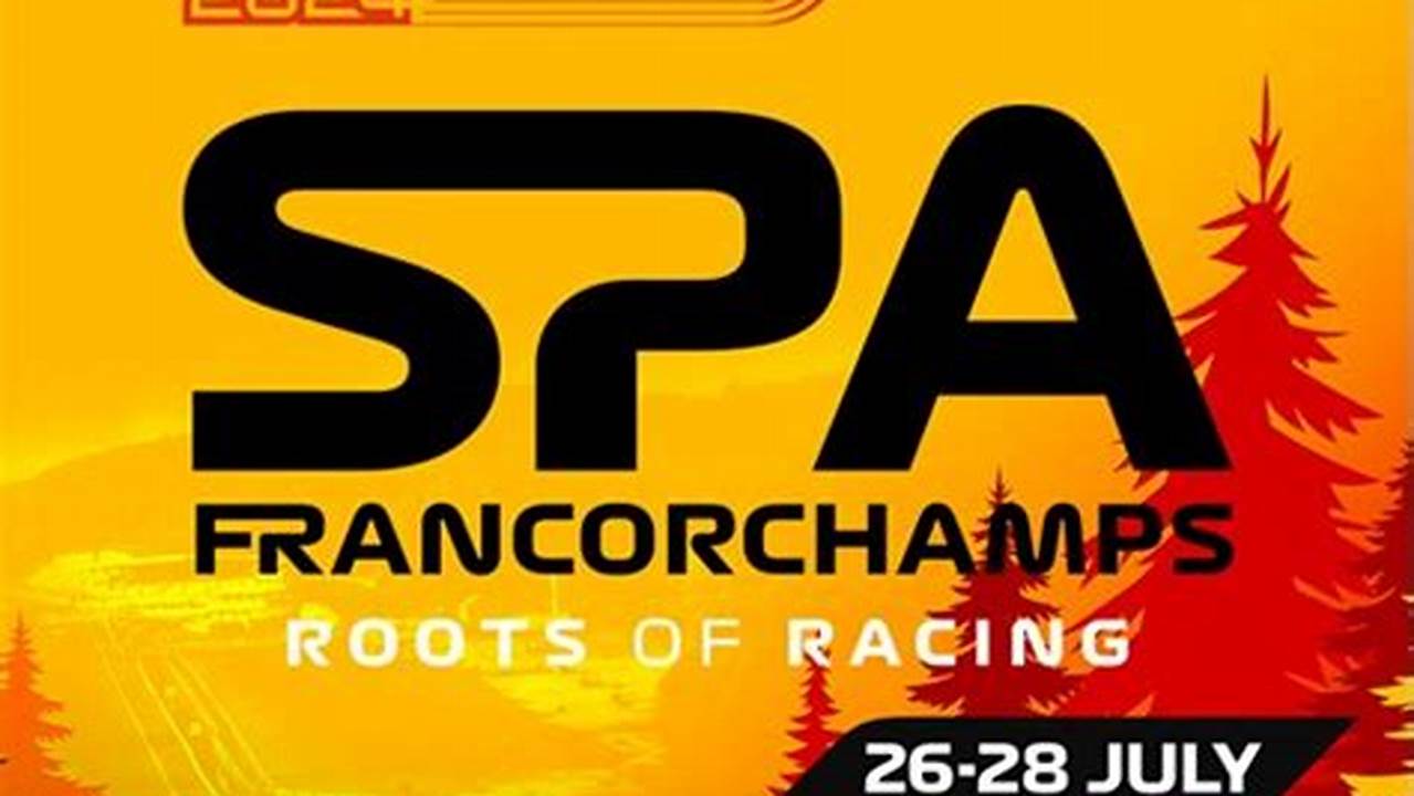 Tickets Formule 1 Spa 2024