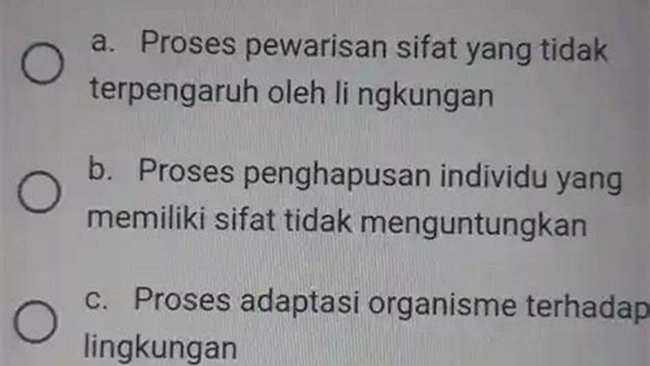 Tidak Terpengaruh Oleh Komposisi Organisme, Gambar