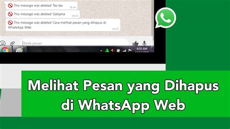 Tidak dapat menghapus secara selektif pada pesan dihapus di WhatsApp Indonesia
