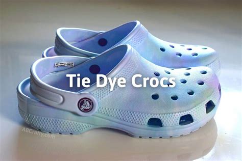 Tie Dye Crocs