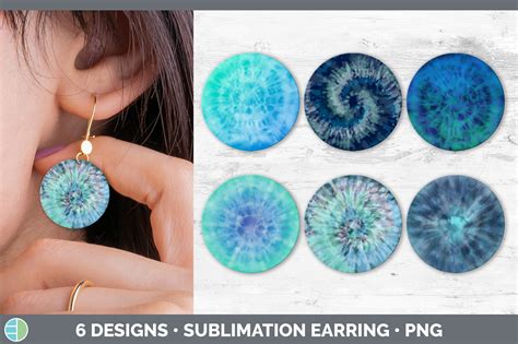 Download Tie-Dye Sublimation Earring Bundle For Crafts