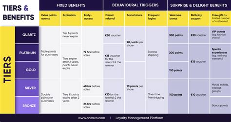 Tiers and Loyalty Programs