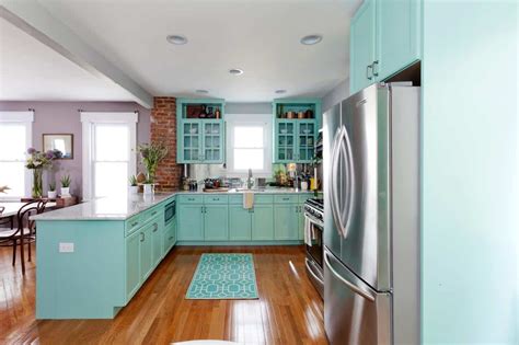 Elevate Your Kitchen Style with Stunning Tiffany Blue Cabinets: A Chic Touch to Your Home Interiors