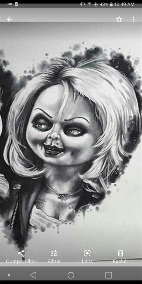 Tiffany Bride Of Chucky Tattoo Designs