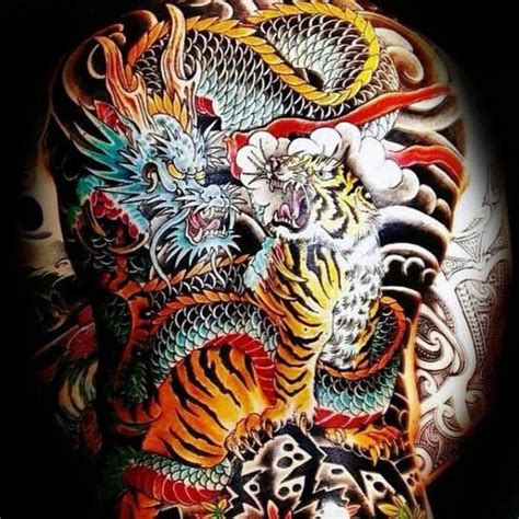 40 Tiger Dragon Tattoo Designs For Men Manly Ink Ideas