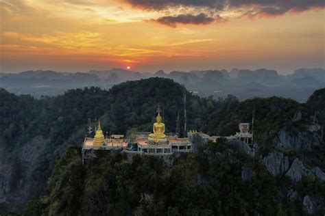 Sunset view from Tiger Cave Temple