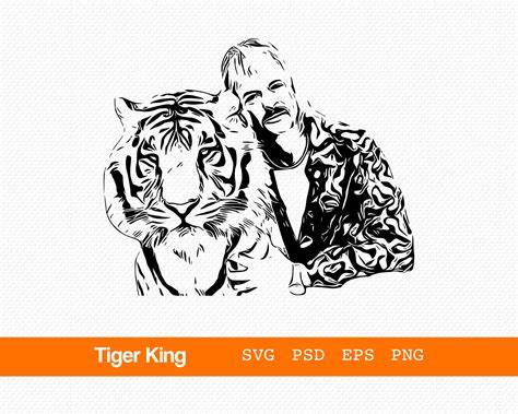 Roar with Style: Get the Best Tiger King SVG Designs for Your Crafts!