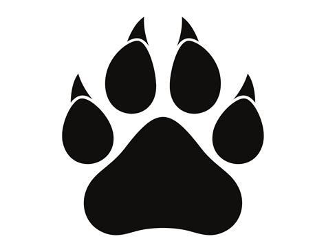 Unleash Your Crafty Roar with Striking Tiger Paw Print SVG Designs!