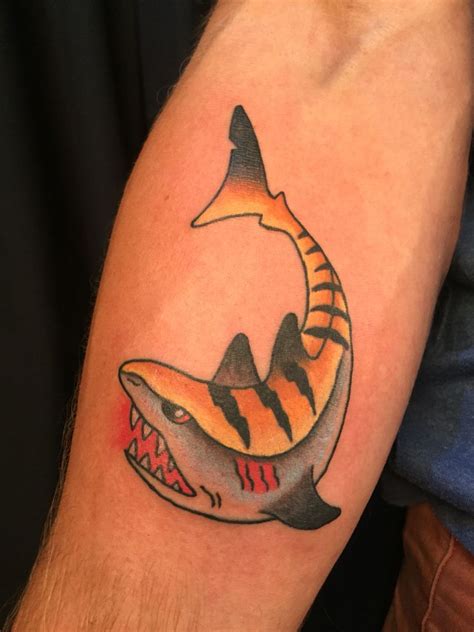 50 Tiger Shark Tattoo Designs For Men Sea Tiger Ink Ideas