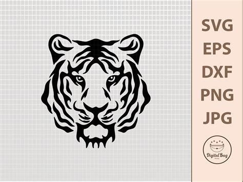 Unleash Your Creativity with Majestic Tiger SVG Files: Add Stunning Graphics to Your Designs Now!