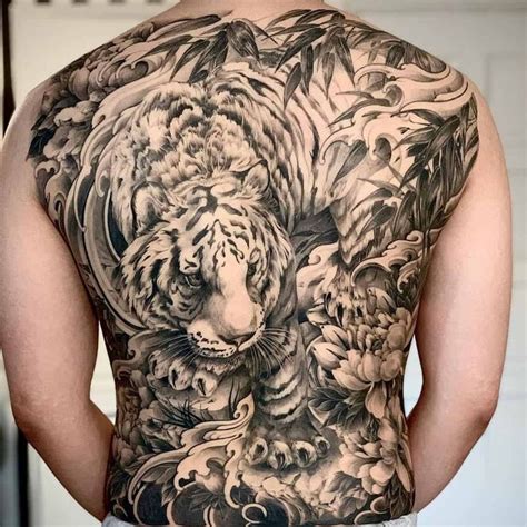Tiger Tattoo On Back
