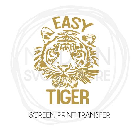 Tigers Screen Print Transfer