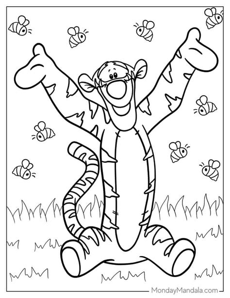 Tigger And Pooh Coloring Pages