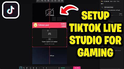 TikTok Live Studio PC Setup