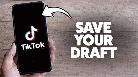 TikTokの下書きをカメラロールに保存する方法