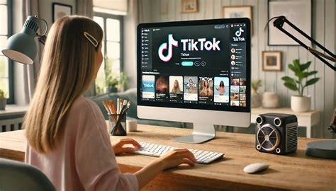 デスクトップでTikTokをマルチタスク利用