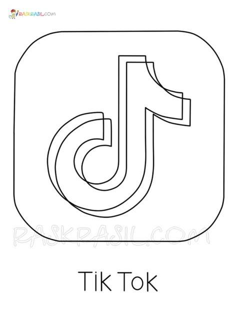 Tiktok Coloring Pages