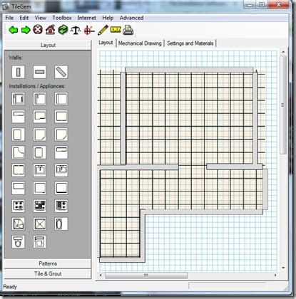 Tile pattern layout tool