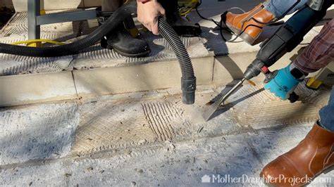 Tile Mortar Removal