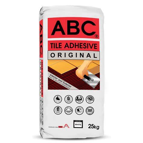 Tile With Adhesive