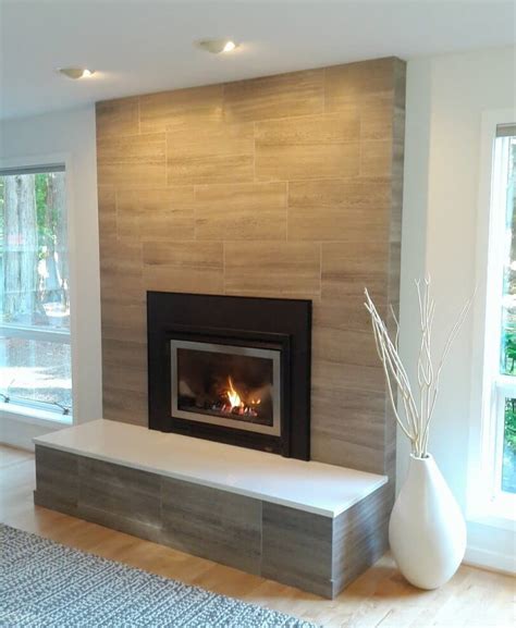 Tiling Ideas For Fireplace