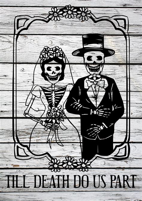 Forever Together: Till Death Do Us Part SVG Design for Wedding Decor and Crafts!