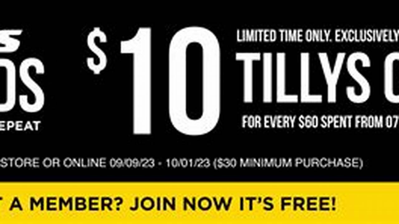 Tillys Coupon Code 2025