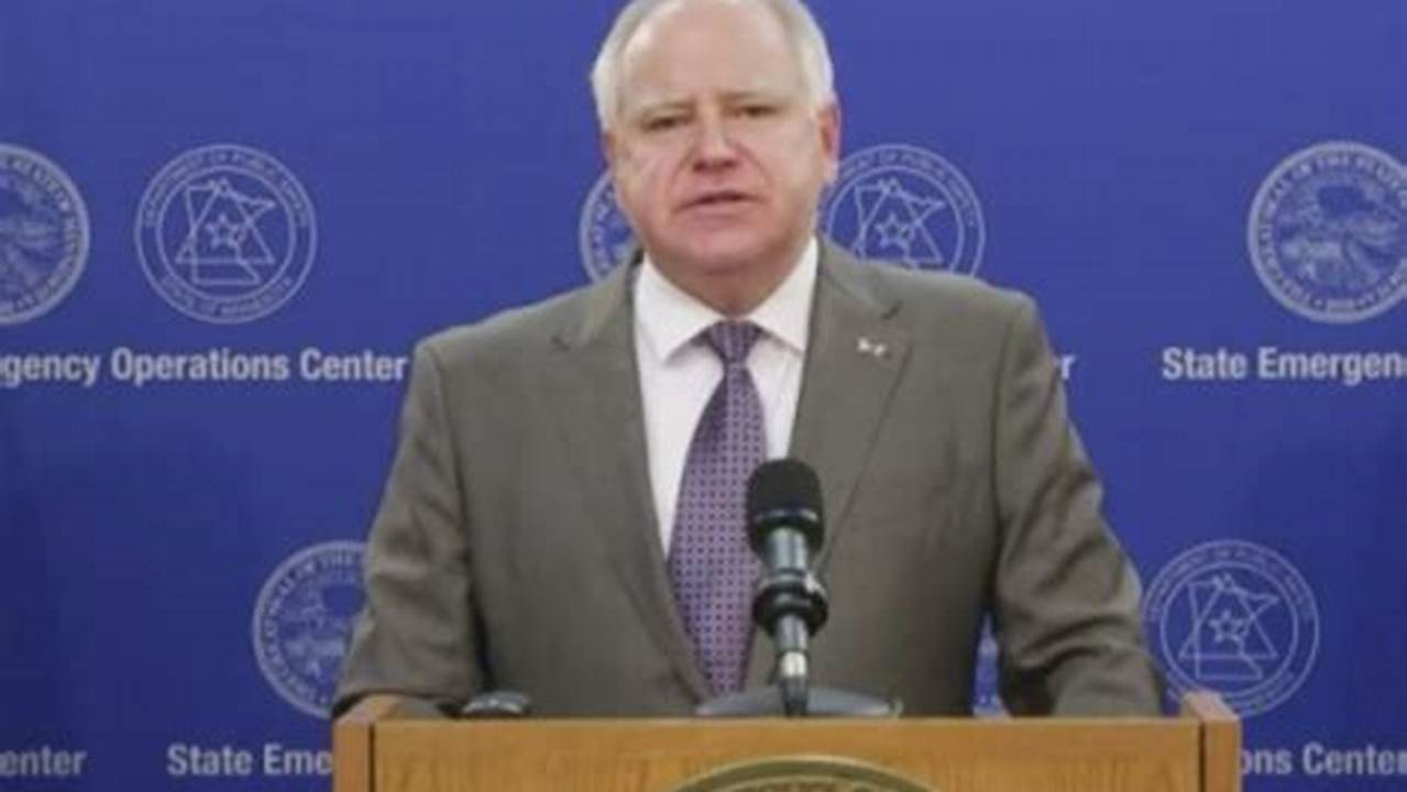 Tim Walz News Conference Live