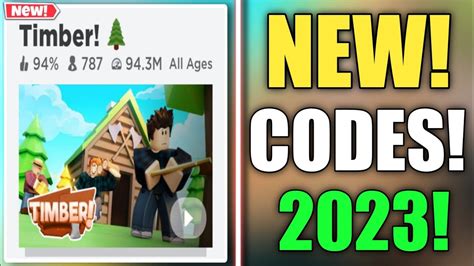 Timber Codes - Roblox - June 2023 -