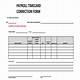 Time Clock Correction Form Template