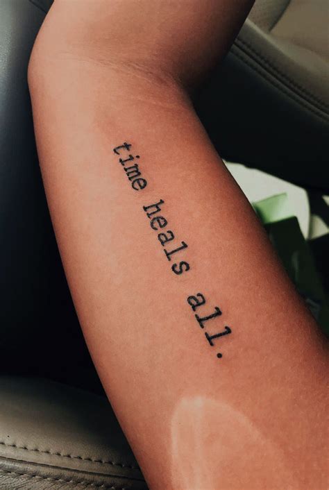 Time Heals Tattoo