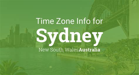 Time Zone in Sydney