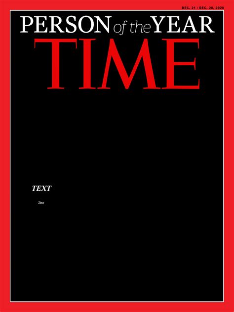 Time Magazine Man Of The Year Template