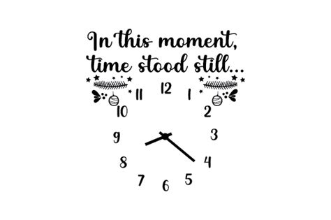 Download Time Stood Still Birth Stats SVG File - SVG Design Files