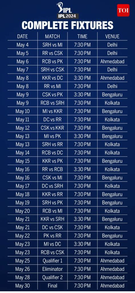 Time Table Ipl – Apoorva Fitness Coach