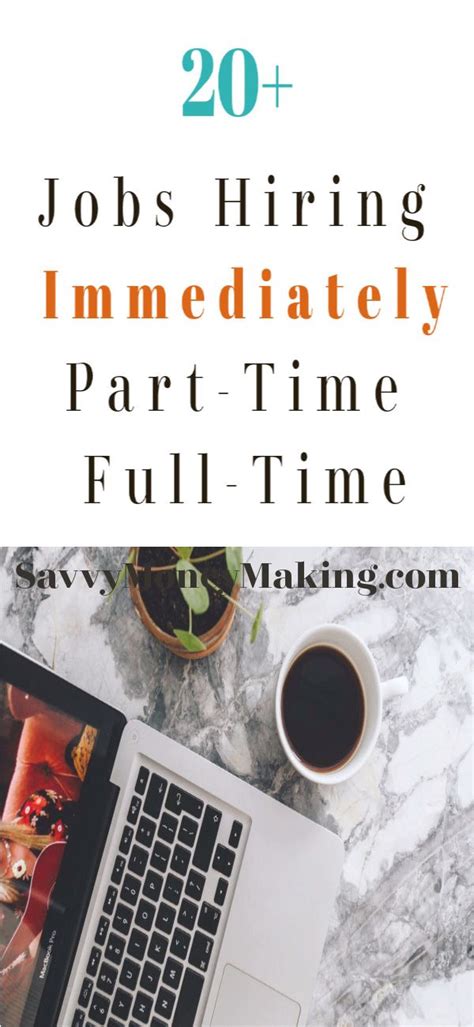 Time-Sensitive Opportunity Part-Time Jobs Hiring Immediately