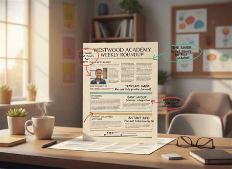 Printable Newsletter Template For Teachers Printable Templates